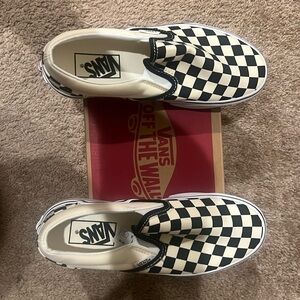 Vans Red and Tan Decorative Box